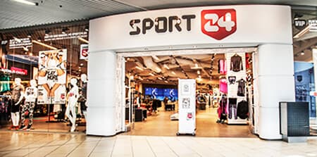 Reference Sport24 butik indgang