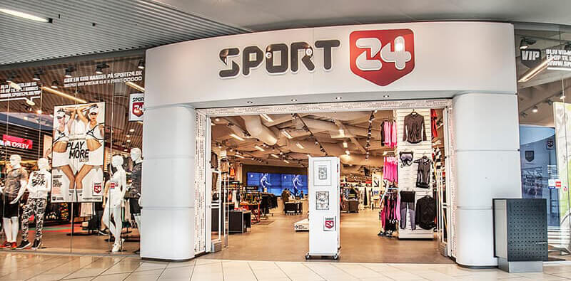 Sport24 butik indgang
